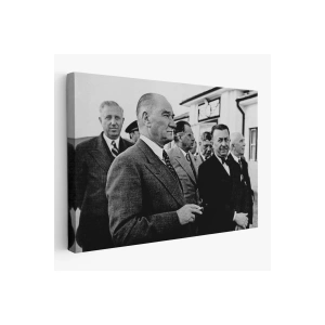 Atatürke Bakan Şükrü Kaya Dekoratif Duvar Tablosu-6637