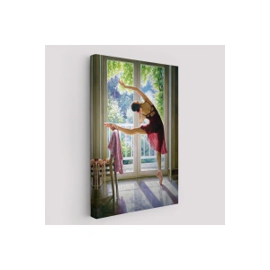 Bale Yapan Dansçı Kadın Duvar Tablosu-6428