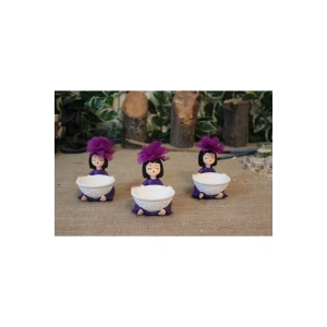 Cici 6 Adet Lokumcu Kız Kahve Yanı Sunum Lokumluk