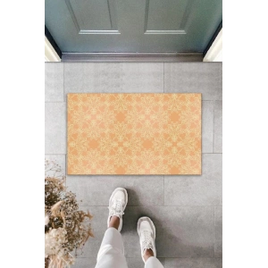 Dekoratif Dijital Baskı Yavruağzı Motif Dış Mekan Paspas K-2086