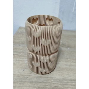 Dekoratif Kalpli 3D Vazo