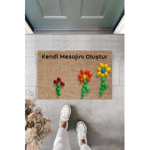 Dijital Baskı Kişiye Özel İç Kapı Dekorasyon Paspas  PS11232