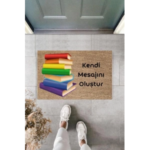 Dijital Baskı Kişiye Özel İç Kapı Dekorasyon Paspas  PS11239