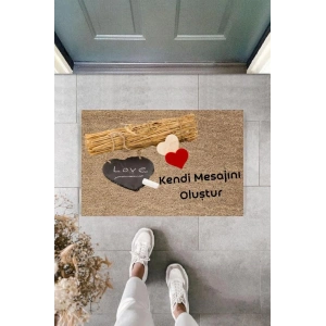 Dijital Baskı Kişiye Özel İç Kapı Dekorasyon Paspas  PS11248