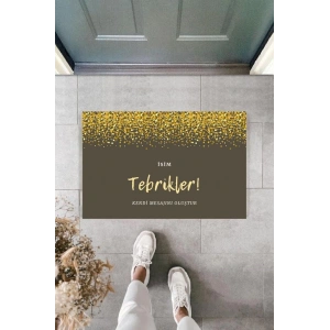 Dijital Baskı Kişiye Özel İç Kapı Dekorasyon Paspas  PS11257