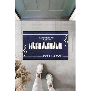 Dijital Baskı Kişiye Özel İç Kapı Dekorasyon Paspas  PS11266