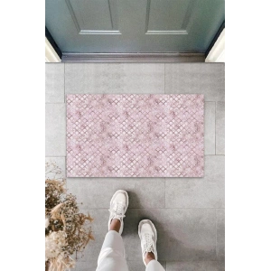 Dijital Baskı Pembe Karışık Paspas K-3085