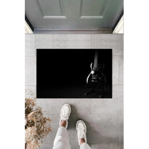 Dijital Elektro Gitar Siyah Kapı Paspası Dış Mekan Paspas K-2117