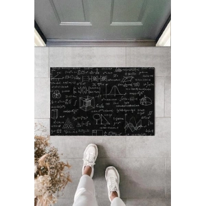 Dijital Kara Tahta Siyah Kapı Paspası Dış Mekan Paspas K-2120