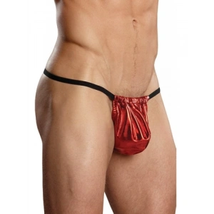 Dropcek Fantazi Kımızı Lame Erkek String-Tanga TG274580