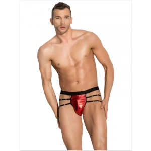 Dropcek Fantezi Erkek Aşk Kırmızısı Seksi Metalli Tanga - String TG274598