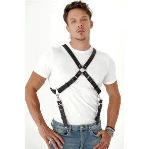 Erkek Harness Fantezi Deri