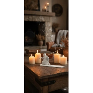 Gladyatör Tütsülük Beyaz 15 x 9 cm