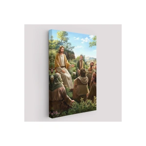 İsa Mesih Havarilerine Ders Veriyor, Hristiyan Hediye Tablosu Jesus Christ -6382
