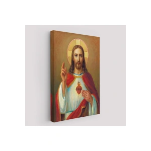 İsanın En Kutsal Kalbi Tablosu - The Most Sacred Heart Of Jesus-6478