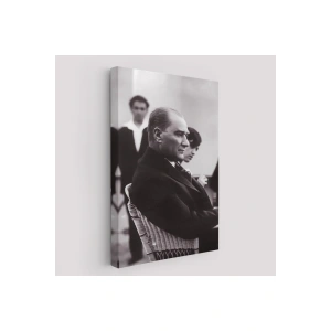 İskembede Oturan Mustafa Kemal Atatürk Tablosu-6315