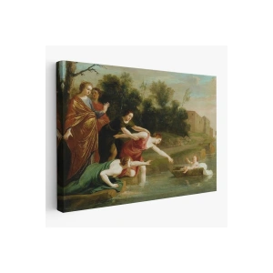 Jacques Stella - Musanın Bulunuşu Tablosu - The Finding of Moses-6579