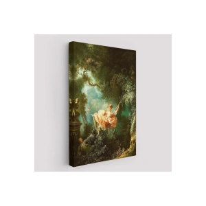 Jean-Honore Fragonard Salıncağın Mutlu Kazaları Tablosu-6253