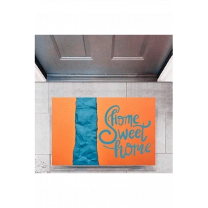 Kapı Önü Paspası Dekoratif Dijital Baskı Home Sweet Home P-2328