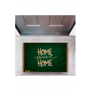 Kapı Önü Paspası Dekoratif Dijital Baskı Home Sweet Home P-2330