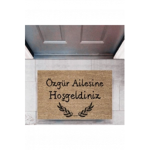 Kapı Önü Paspası Dekoratif Dijital Baskı Kişiye Özel P-2315