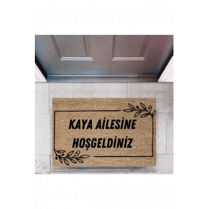 Kapı Önü Paspası Dekoratif Dijital Baskı Kişiye Özel P-2318