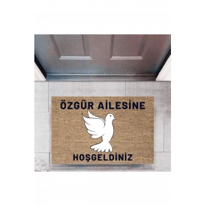 Kapı Önü Paspası Dekoratif Dijital Baskı Kişiye Özel P-2449