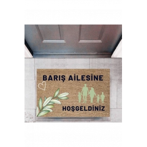 Kapı Önü Paspası Dekoratif Dijital Baskı Kişiye Özel P-2450
