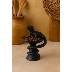 Kertenkele Dekor Siyah