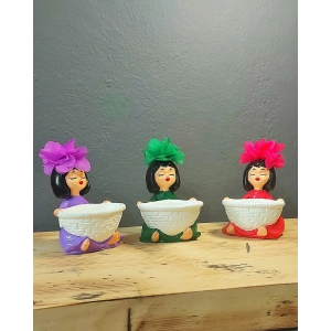 Kokoş Model Lokumcu Kız Karma 3lü Set