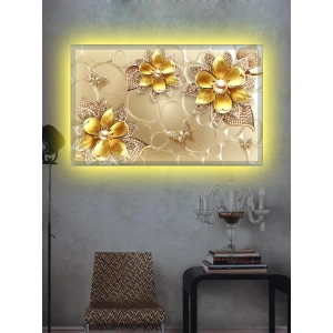 Led Işıklı 3d Dekoratif Küp Tablo