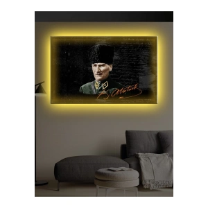 Led Işıklı Atatürk Tabloları
