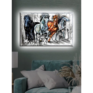 Led Işıklı Sanatsal  Güzel Atlar