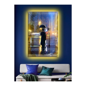 Led Işıklı Şemsiyeli Adam (Sanat sevenlere)