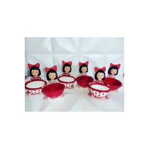 Mylife Lokumluk,sunumluk,kahve Yani Lokumcu Kizlar 6 Adet.