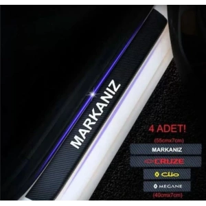 oto Karbon Kapı Eşiği 4 lü set