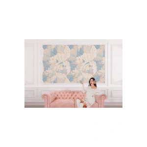 Pastel Renkli Yapraklar Duvar Kağıdı-5641