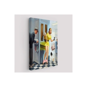 Pin Up Girl Duvar Tablo-6458