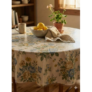 Pvc Şeffaf Kalın Yuvarlak  1,4 mm Masa Örtüsü Kaymaz Taban, Tüm Ebatlar 1400 Micron