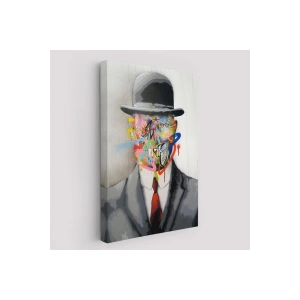 Rene Magritte Ünlü Resim “İnsanın Oğlu” Graffiti Pop Art Tablosu-6316