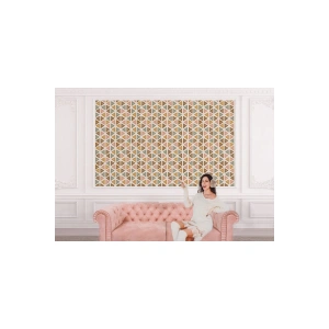 Renkli Pastel Şekiller Modern Duvar Kağıdı-5545