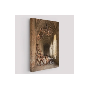 Rob Woodcox İnsan Dalgasi Adlı Eseri Duvar Tablosu-6389