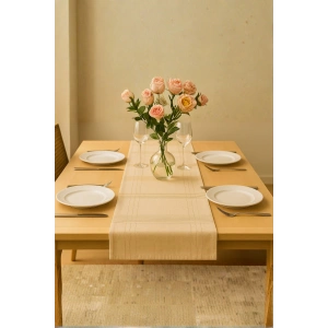 Runner Masa Örtüsü Jasmin Keten 35 x 150 cm
