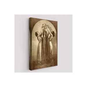 Şabat Ayinin de Dans Eden Kadınlar Dekoratif Duvar Tablosu Halloween -6385