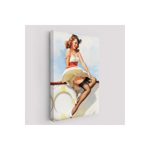 Sexi Denizci Kadın Dekoratif Duvar Tablosu-6432