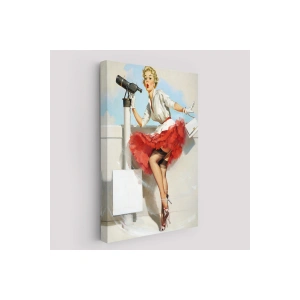 Sexi Denizci Kadın Dekoratif Duvar Tablosu-6434