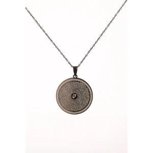 Siyah Renk Yasin-i Şerif Çelik Kolye Paslanmaz Zincir Kararmaz