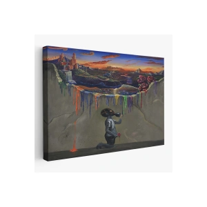 Sürreal Renkler Senfonisi Tablosu-6640