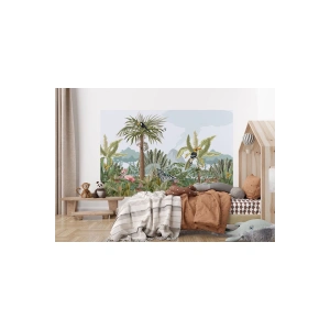 Tropikal Sarmaşık Desenli Duvar Kağıdı-5627