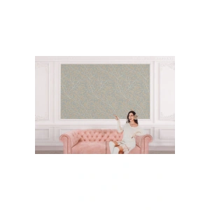 Yaprak Desenli Duvar Kağıdı-5648